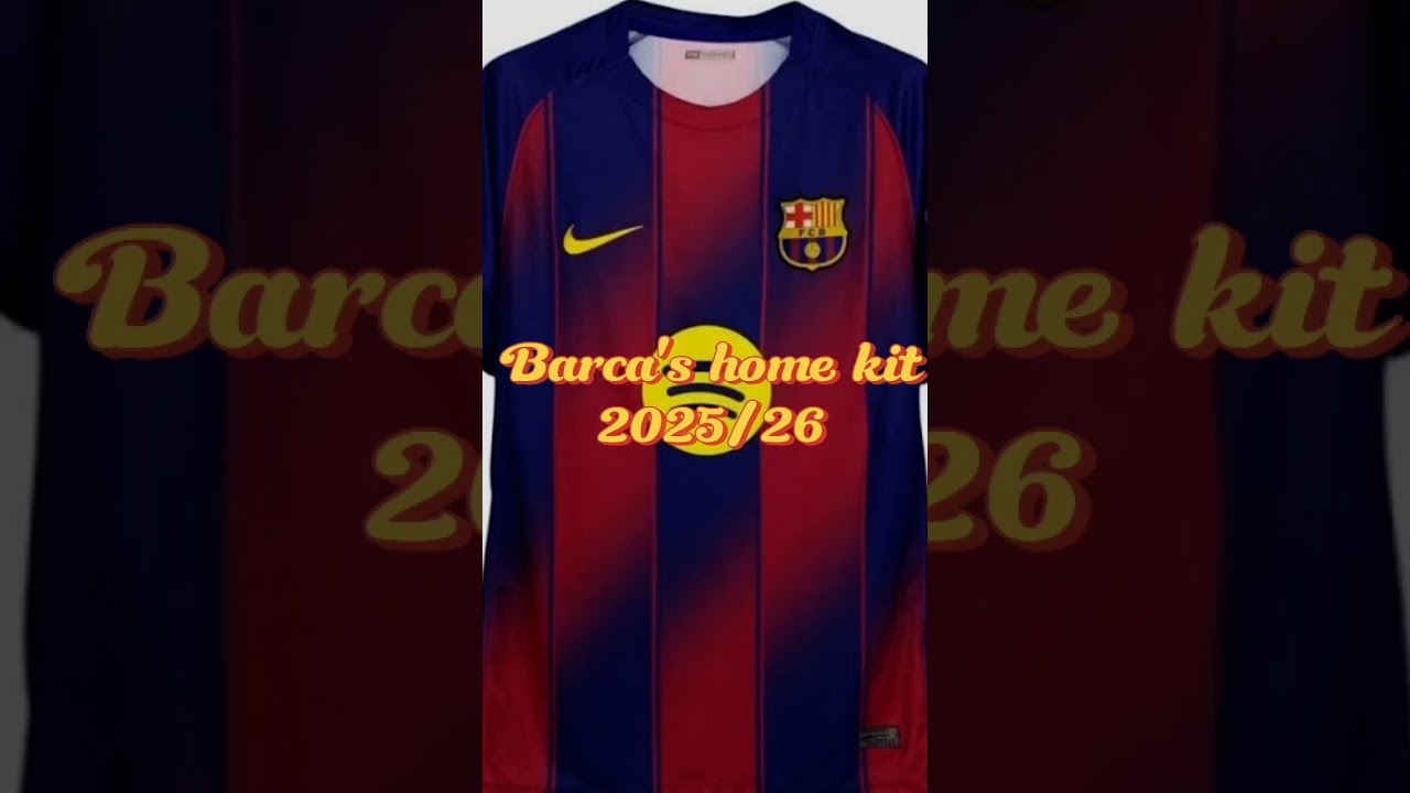 Barcelona home kit 2025/26 