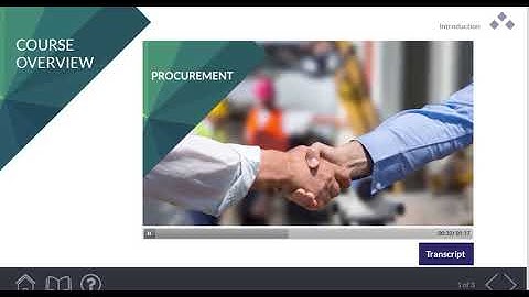 PROCUREMENT FRAUD COURSE OVERVIEW VIDEO