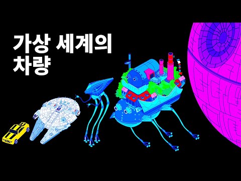 인기 비디오 게임과 <strong>영화</strong> 속의 <strong>차량</strong> 비교
