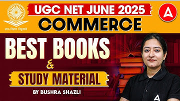 UGC NET Commerce Best Book | UGC NET Commerce 2025 Best Books & Study Material | By Bushra Ma