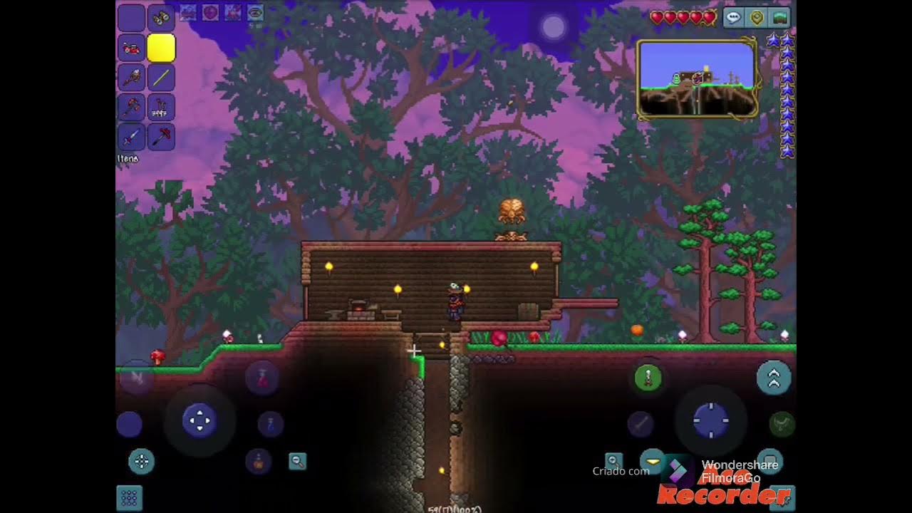 Detector de metal e ATAQUE GOBLIN! Terraria journey mode EP9 YouTube