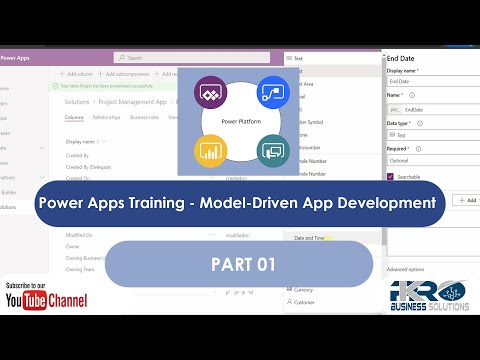 Power Apps Development - How to develop a model-driven application using Dataverse  - Part 01