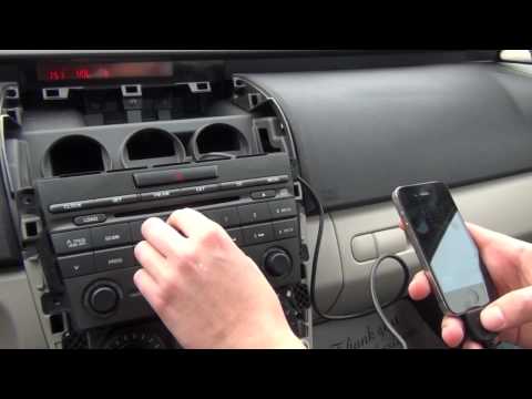 GTA Car Kits - Mazda CX7 2007, 2008, 2009, 2010, 2011, 2012 install of iPhone, iPod and iPad adapter