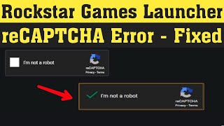 Erro de Captcha no Launcher Social Club