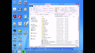 Windows 8 Tutorial Windows Explorer Lesson 2.8 Employee Group Training