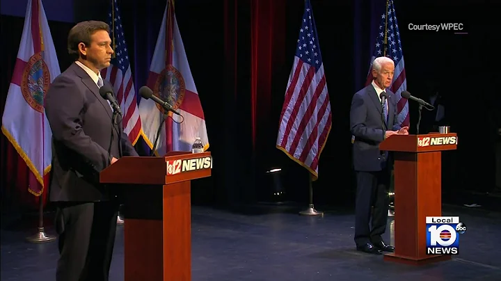 Debate between Gov. Ron DeSantis and challenger Charlie Crist gets heated