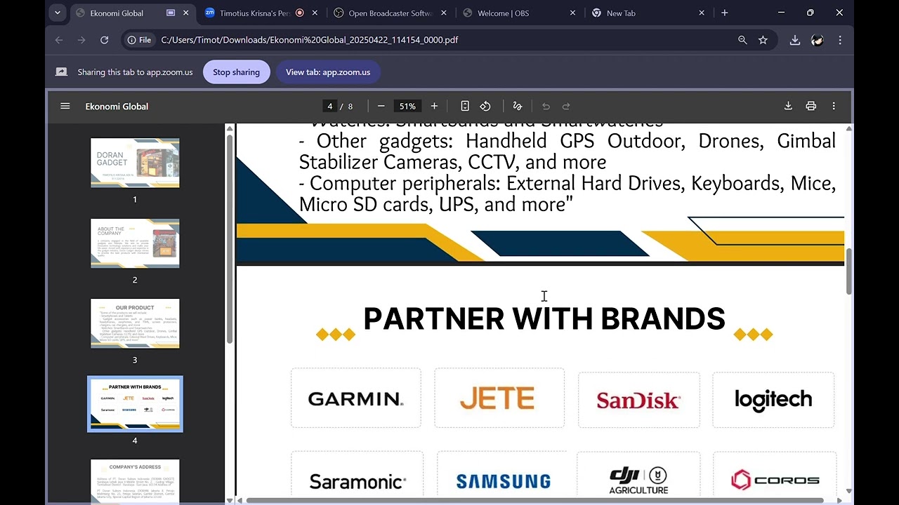 Company Profile Doran Gadget(UAS)