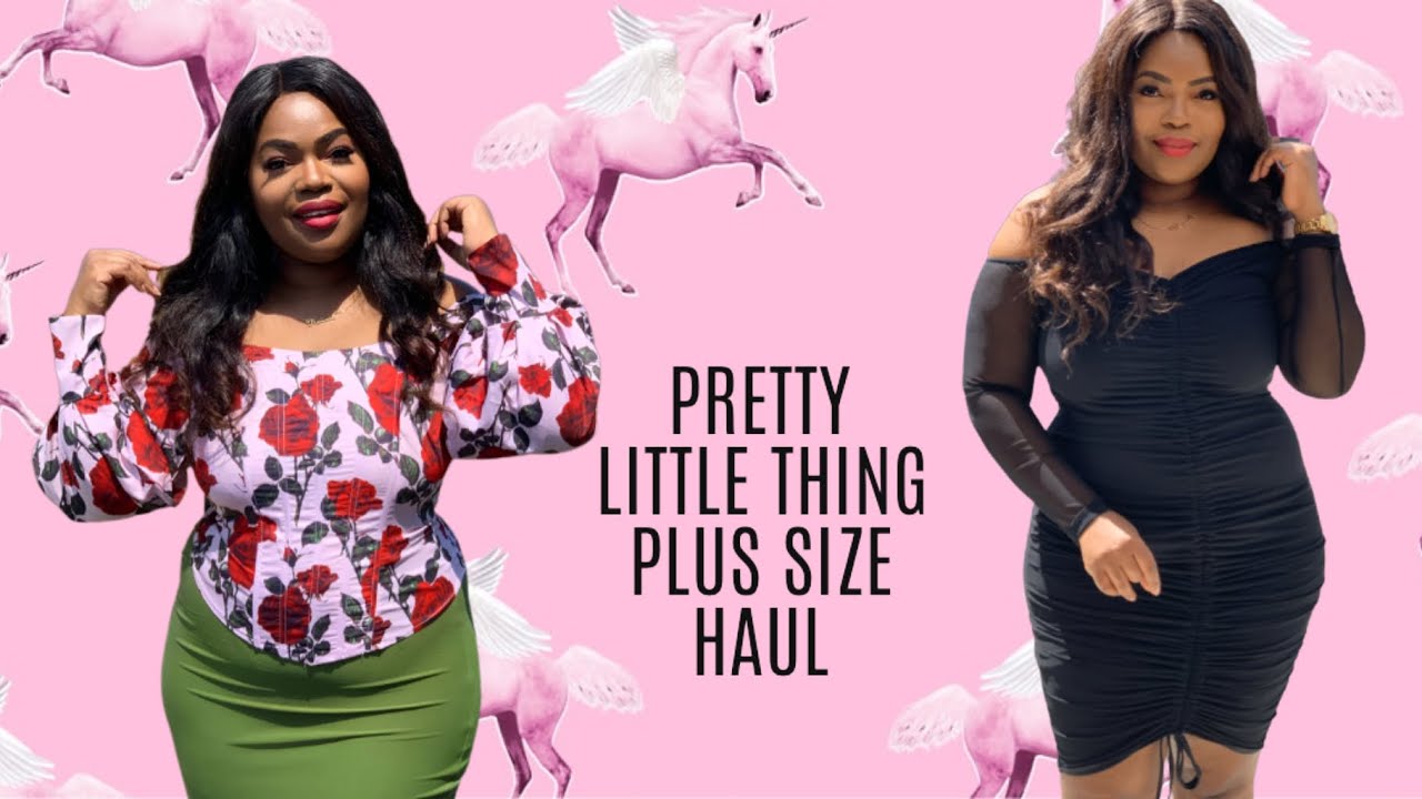 PRETTY LITTLE THING TRY-ON HAUL | PLUS SIZE EDITION - YouTube