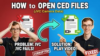 How to Open CED Files (JVC Camera Data)