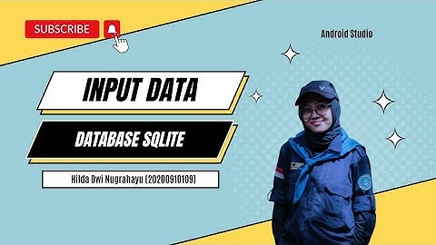 Pembuatan Project PAB (Input Buku Perpustakaan) menggunakan Database SQLite.