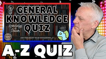 A-Z General Knowledge Quiz. Can you beat the blokes? | OFFICE BLOKES REACT!!