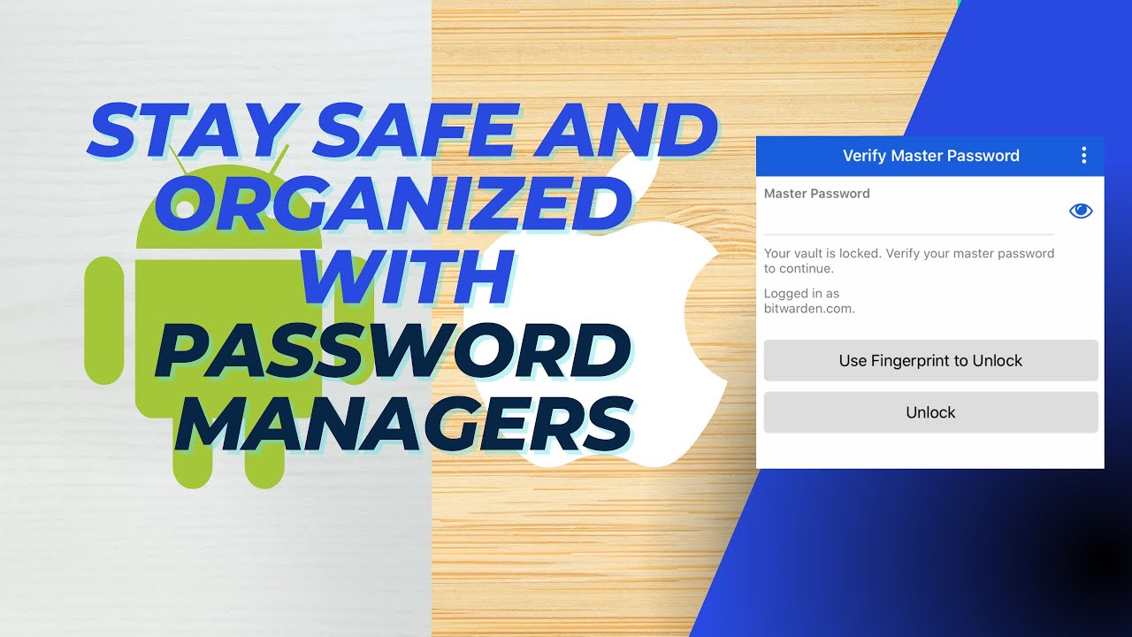 Password Managers (Apple/Android) - Third party Manager