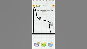 Tech gamer 13 : Draw 2 save level 284||Can you throw ball into the basket|| #shorts #draw2save#song