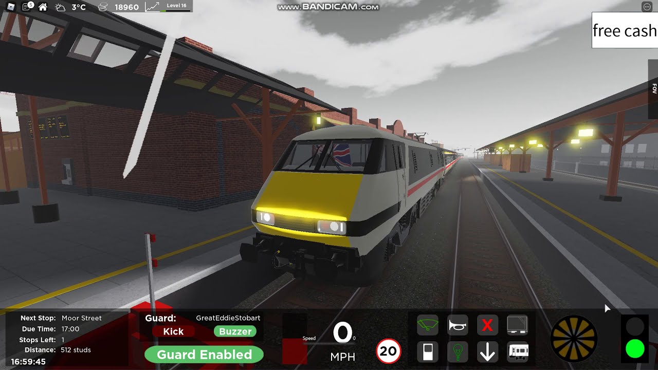 Arriving at Moor Street in class 91 - SNow Hill Lines - Early Update Testing.