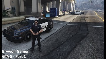 GTA 5 Police MOD - LSPD First Response Part 1 - First Day On Duty!!