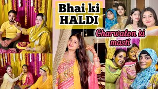 Bhai Ki Haldi Mein Hui Khoob Saari Masti | Vlog#172 | Ifra
