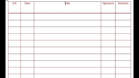 Index Page MS Word 2007