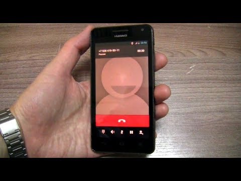 Huawei Ascend G600 Incoming Call