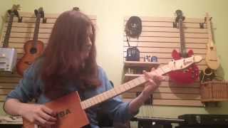 The Beatles, Blackbird (Cover on Cigar Box Guitar) - Rebecca Laird