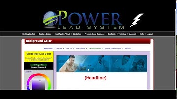 Internet Marketing: Creating Custom Video Sales Pages in Power Lead System