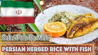 Persian Herbed Rice with Fish | Sabzi Polo Ba Mahi | Kuku Sabzi | سبزی پلو با ماهی عید نوروز