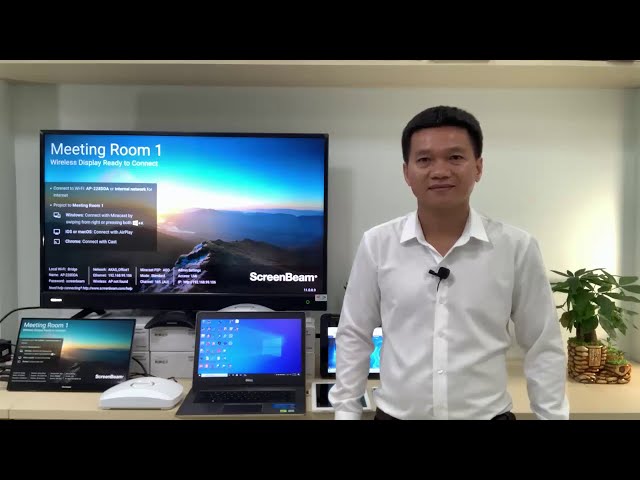 AKAS Technology ScreenBeam Wireless Display Demo (Vietnam)