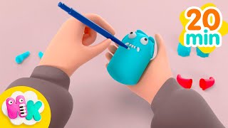 modeling clay art kids clay song heykids nursery rhymes