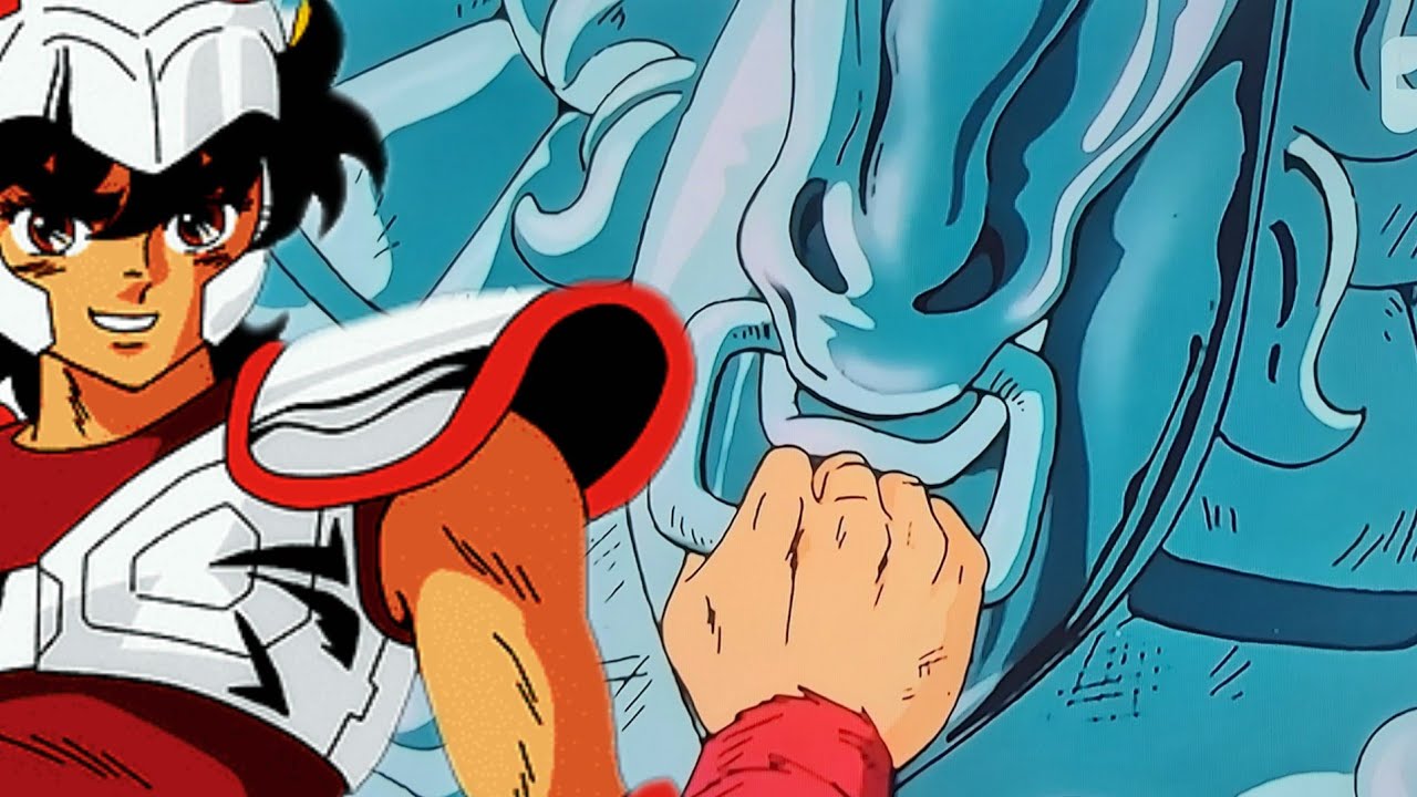 Seiya viste la armadura de Pegaso por primera vez | Los caballeros del zodiaco | Saint seiya