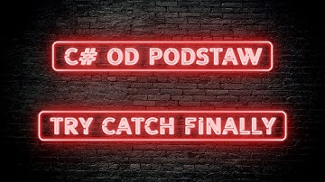 C# From Scratch 02.16 - Try catch finally