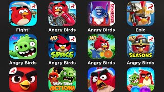 ALL ANGRY BIRDS MOBILE: Journey,POP Blast,Match,Dream Blast,Evolution,Blast,Epic,Go,Star Wars,Space