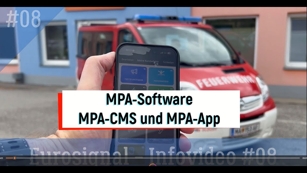 Mpa Software Examples EUROSIGNAL-Infovideo #08: MPA-Software Erprobung am MTF der FF ...