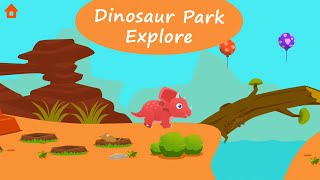 Dinosaur Park - Explore the Jurassic Park with small triceratops | Yateland Games For Kids screenshot 3