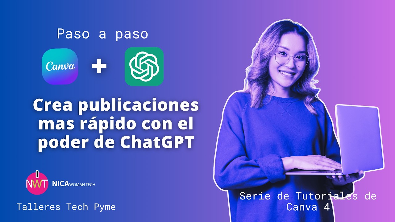 Cómo conectar Canva con ChatGPT para crear publicaciones más rápido | Tutorial para emprendedoras