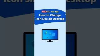How to Change Icon Size on Desktop? Here Are Three Methods #desktop #desktopicons