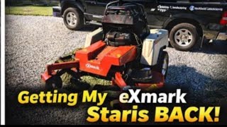 2 small jobs knocked out + finally getting my Exmark Staris back.