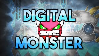 "Digital Monster" by X732 (Demon) Geometry Dash 2.11 screenshot 2