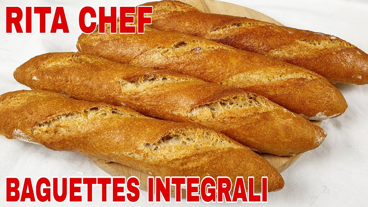БАГЕТЫ ИЗ ЦЕЛЬНОГО ХЛЕБА🥖РИТА ШЕФ-ПОВАР | WHOLEMEAL BREAD BAGUETTES.