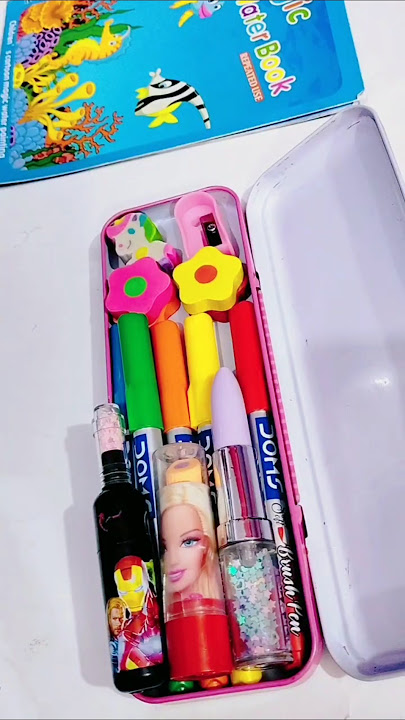 Cute Pink Pencil Case||Cool Stationery #pencilcase #pencilbox #stationery #shorts
