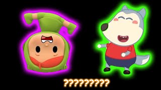 Wolfoo & Nina Oops Laugh Sound Variations In 33 Seconds