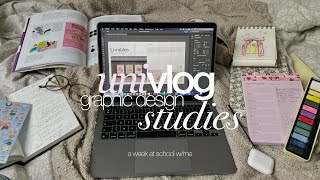 uni vlog || mes études en design graphique & more