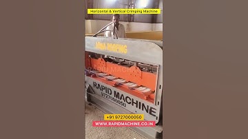 Horizontal & Vertical Crimping Machine