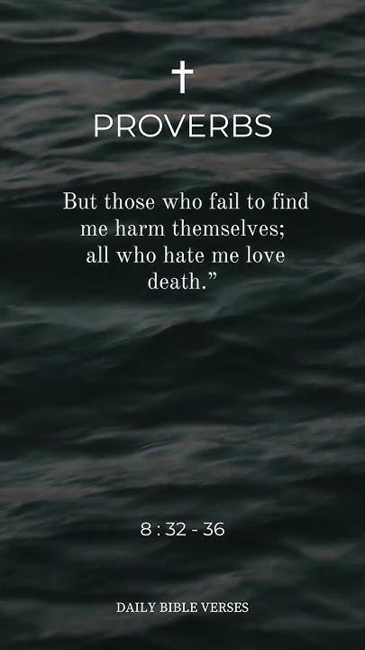 Daily Bible Verse Proverbs 8 32 36 YouTube daily-bible-verse-proverbs-8-32-36-youtube