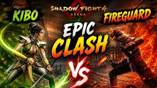 Epic Clash Between Kibo & Fireguard 🔥 | Shadow Fight 4 Arena Ranked Match