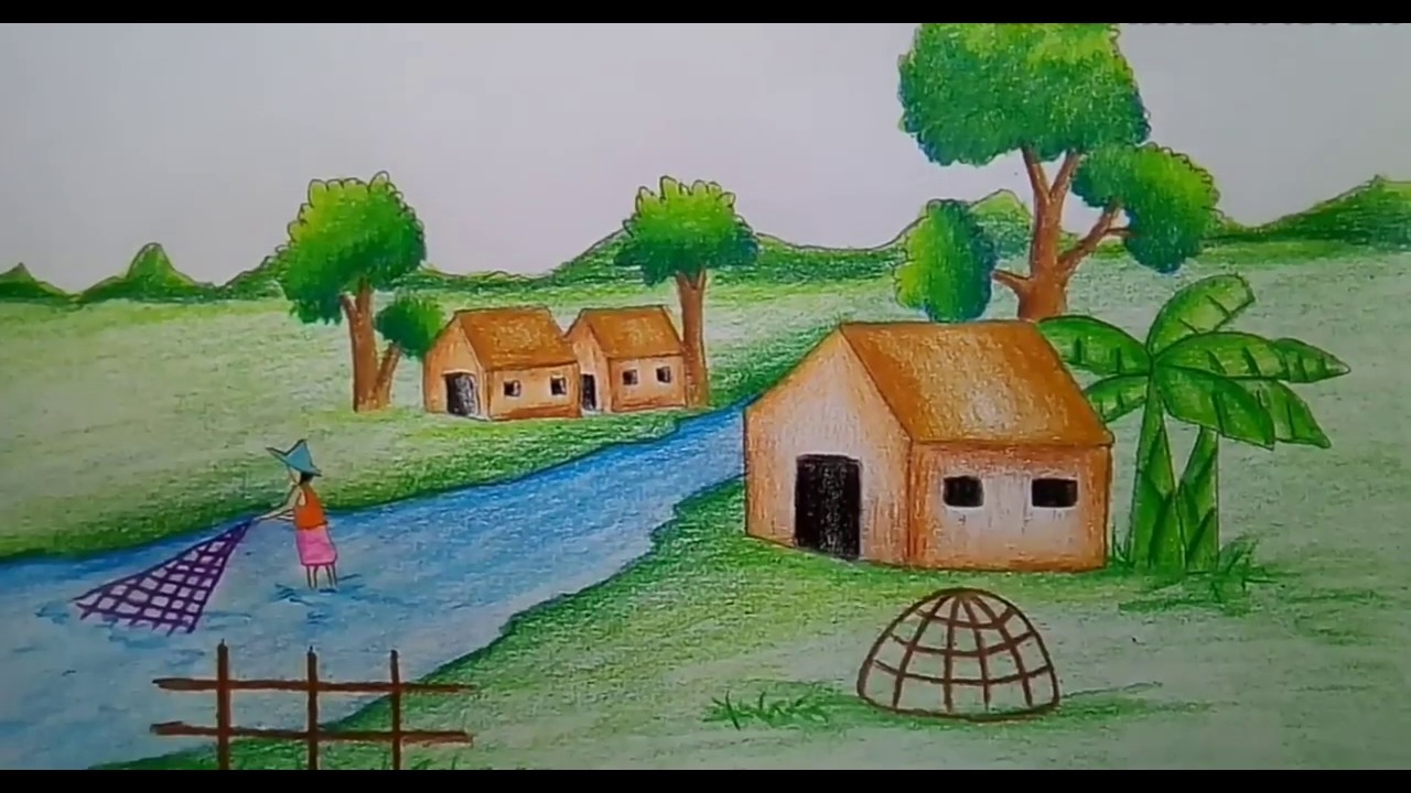 วาดรูปวิถีชีวิตในช่วงฤดูร้อน