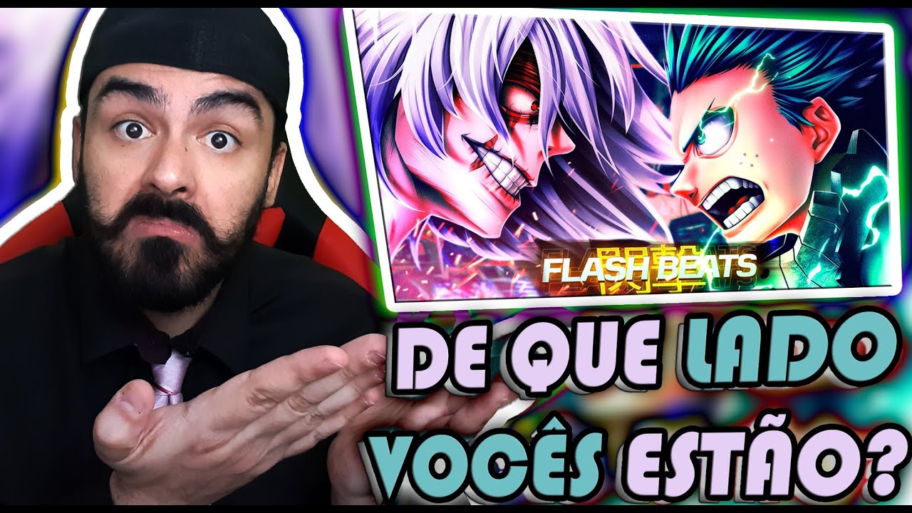 REACT - Rap - Deku vs Shigaraki (Boku no Hero) - A Paz e o Medo