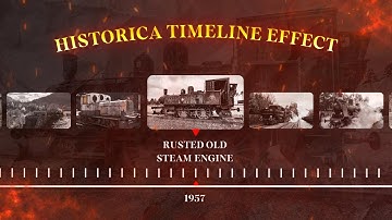 Create Historical Sliding Timeline Animation Like a Pro 🔥