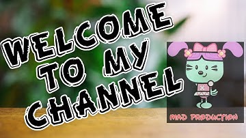 WELCOME TO MY CHANNEL🎀|| INTRO VIDEO|| MAD PRODUCTION(RU)2020 #madproduction(ru)2020 #madproduction