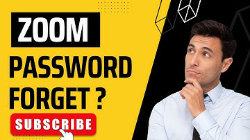How to Change Zoom Password If Forgotten | reset and forgot zoom password