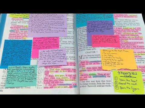 Bible Study Sticky Notes