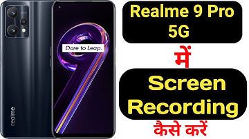 How to record screen in Realme 9 Pro with audio || Realme 9 Pro me screen recording kaise kare ||
